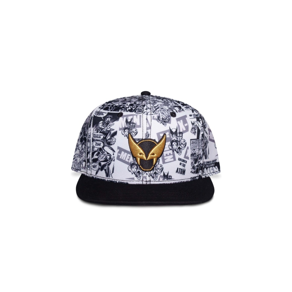 Marvel The Avengers - Wolverine Snapback Pet - Grijs/Zwart
